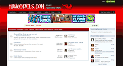 Desktop Screenshot of hungdevils.com